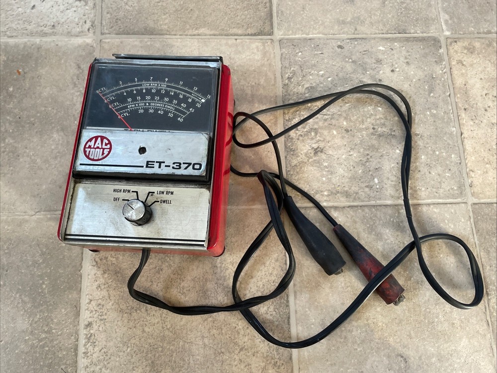 MAC Tools ET-370Tach Dwell Meter RPM Engine Test Electrical Unit Tachometer