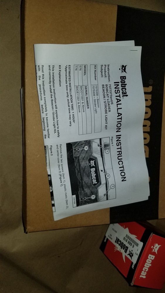 Bobcat LED strobe kit 7375339 for loaders