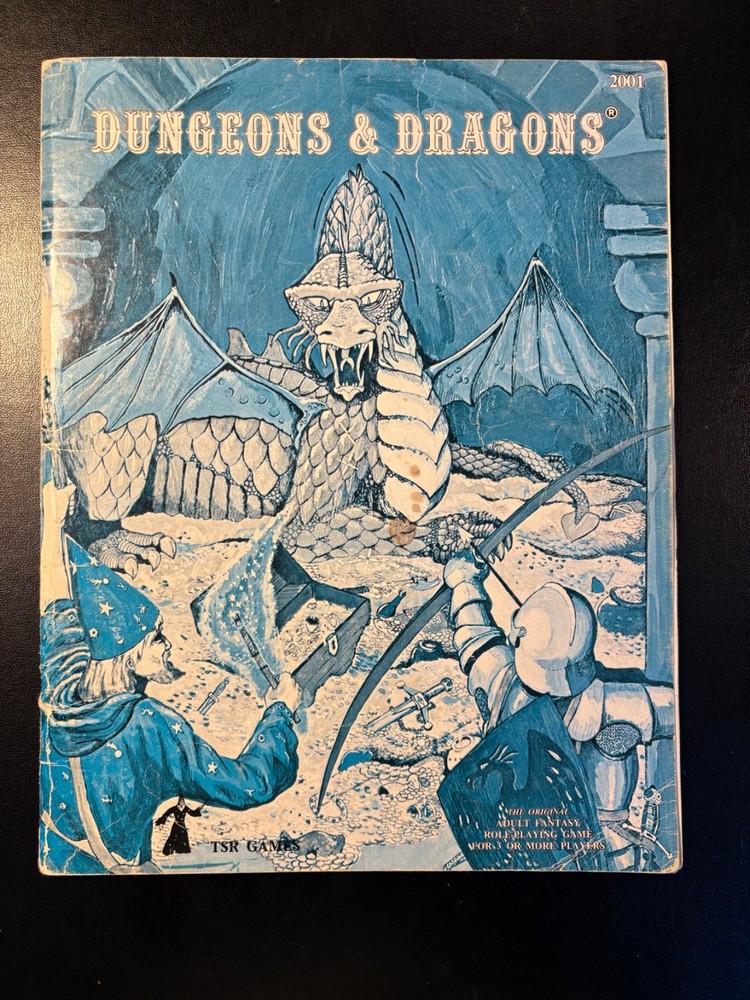 Dungeons & Dragons Basic Set RuleBook 3rd Edition 1979 TSR Games 2001 Gary Gygax