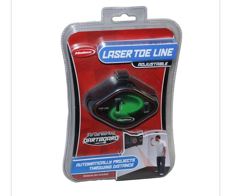 Adjustable Laser Toe Line For Use With Any DartBoard - Projects Throwing Dist.