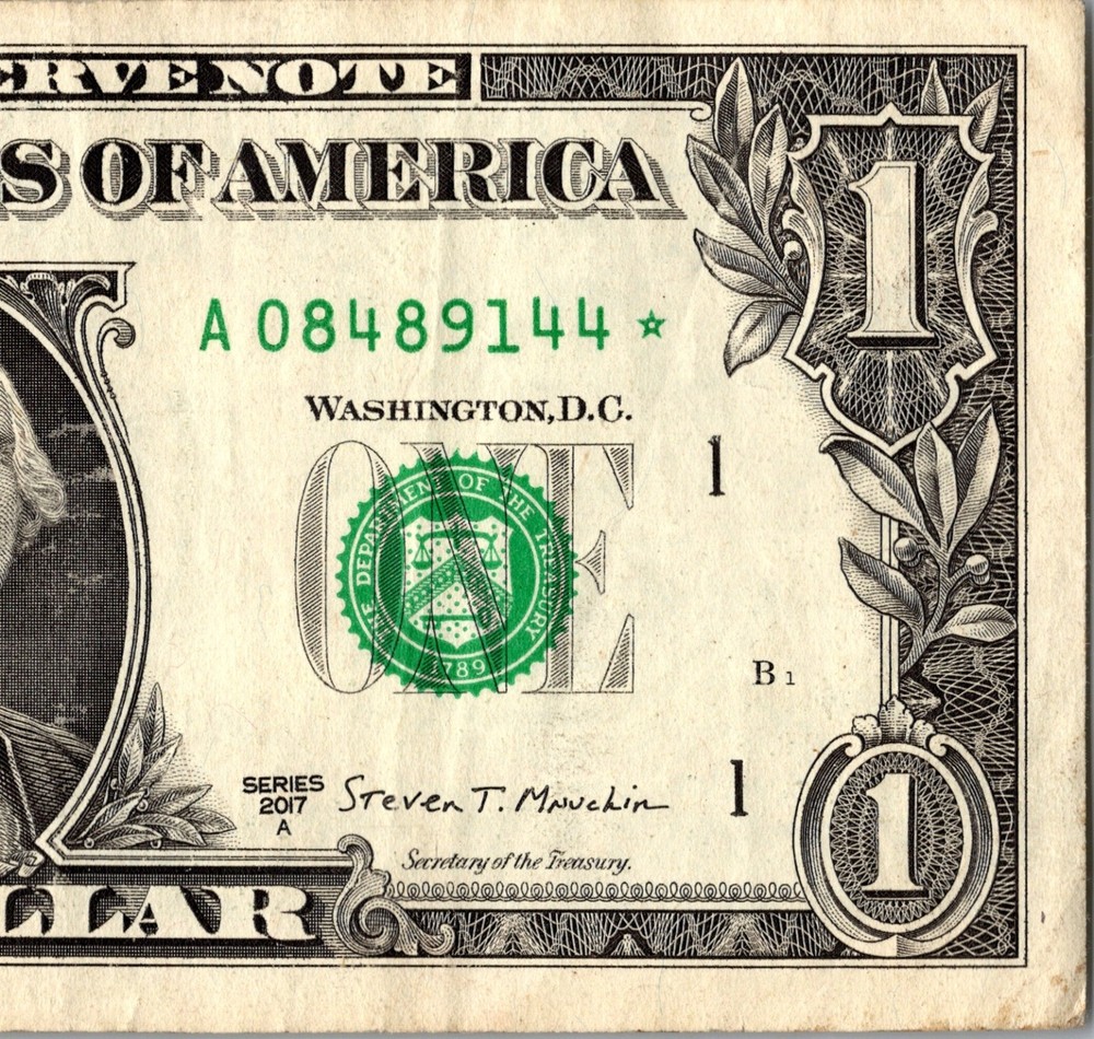 2017 A Star note Fancy Serial Number Regular Run