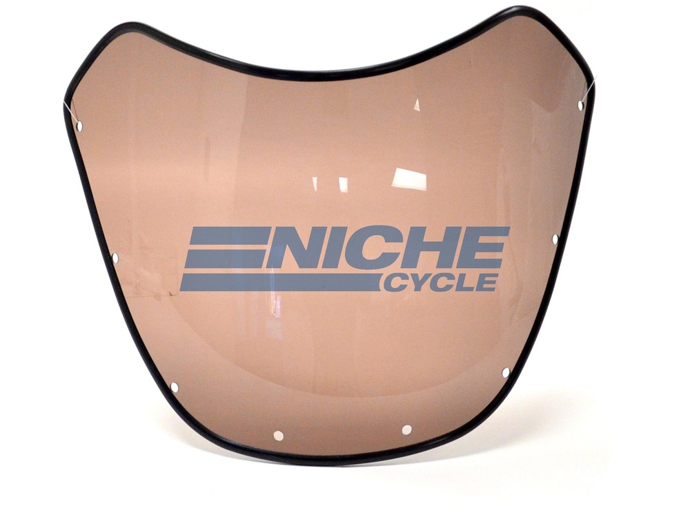 7" Headlight Replacement Race Fairing Windshield Tinted Gloss Black