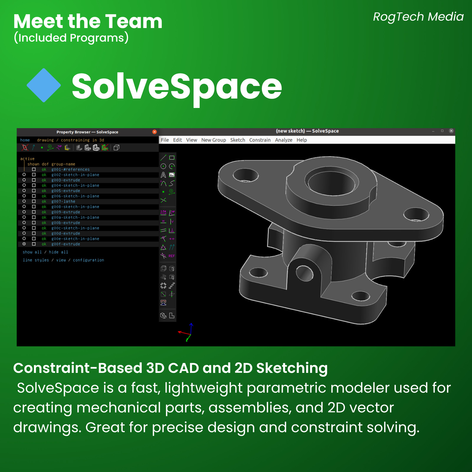 3D 2D CAD Computer Aided Design Software App Latest Full Application for Windows