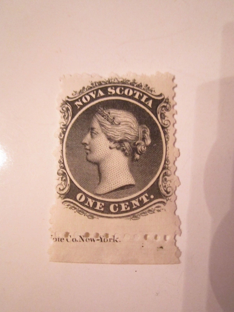 1860 NOVA SCOTIA STAMP ONE CENT - MINT NEVER HINGED MNH