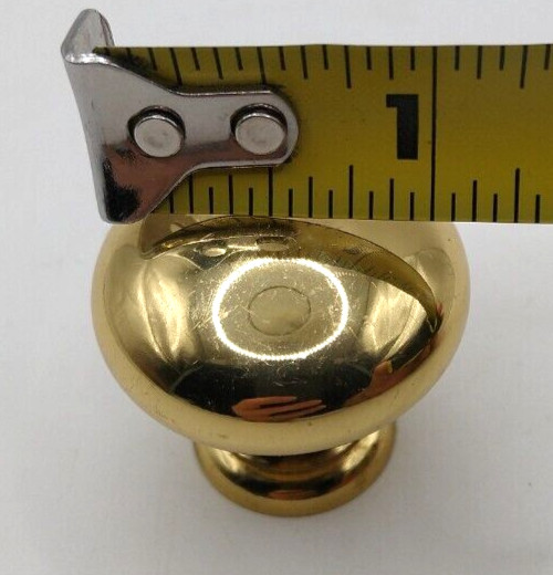 Brass Door Pull Ready to Install Gold Round Drawer Pulls Screws Vary 10 Count