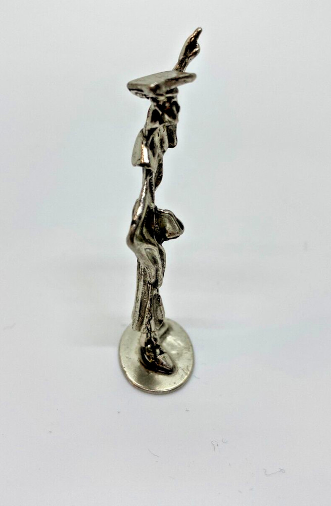 Exquisite Silver Statue 'Wisdom': Sterling Silver Masterpiece (925)