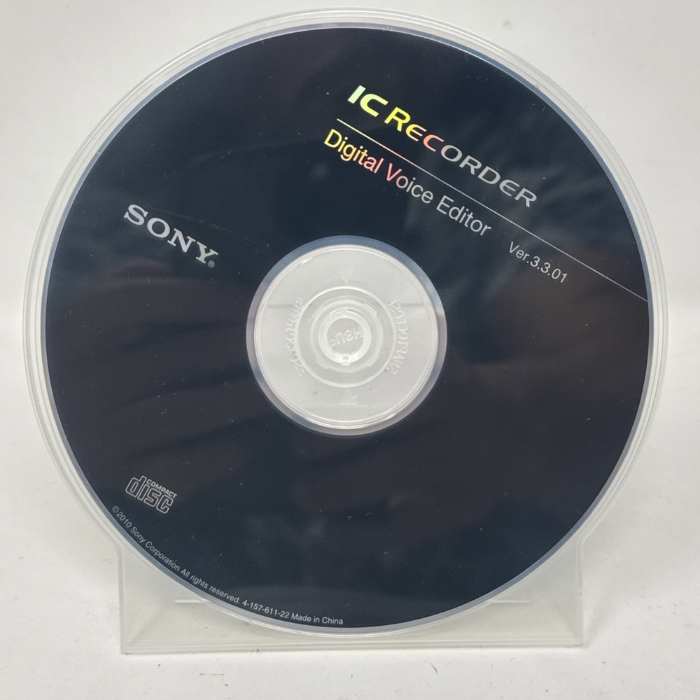 Sony IC Recorder Digital Voice Editor 3.3.01 Software