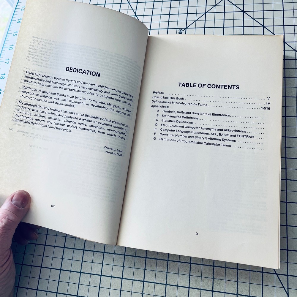 Microcomputer Dictionary and Guide 1976 Charles Sippl Vintage Computing Book