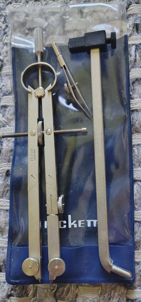 Pickett Compass Divider Engineering Drafting Tool Set Germany