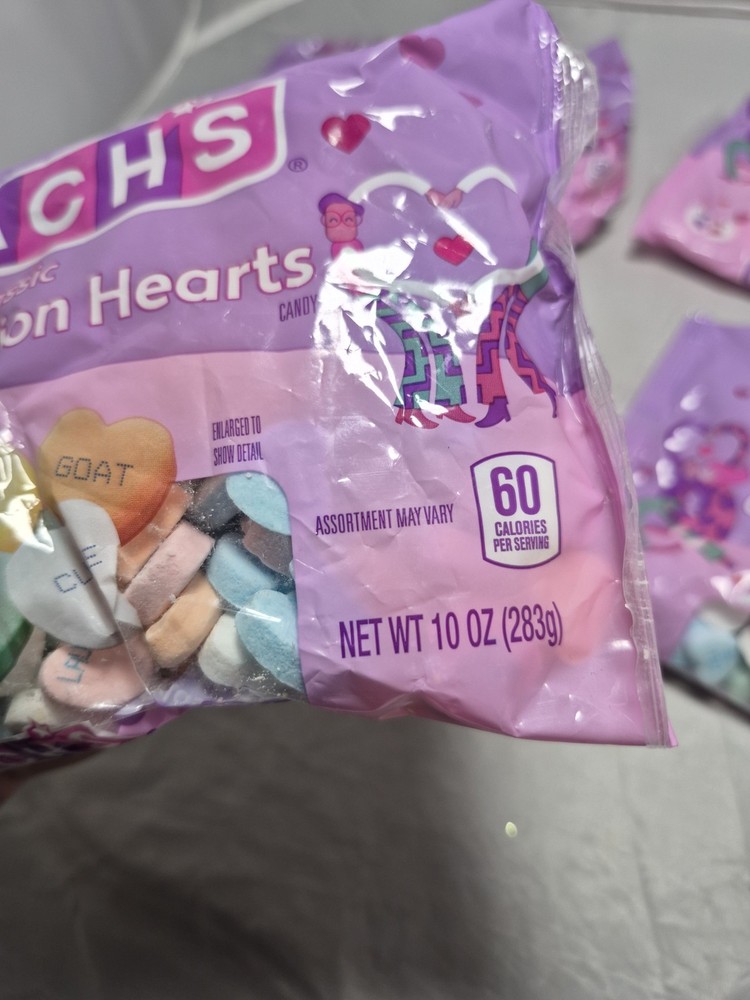 Brach’s Classic Tiny Conversation Hearts Candy Valentine’s Day 10oz @ - 4 PACK