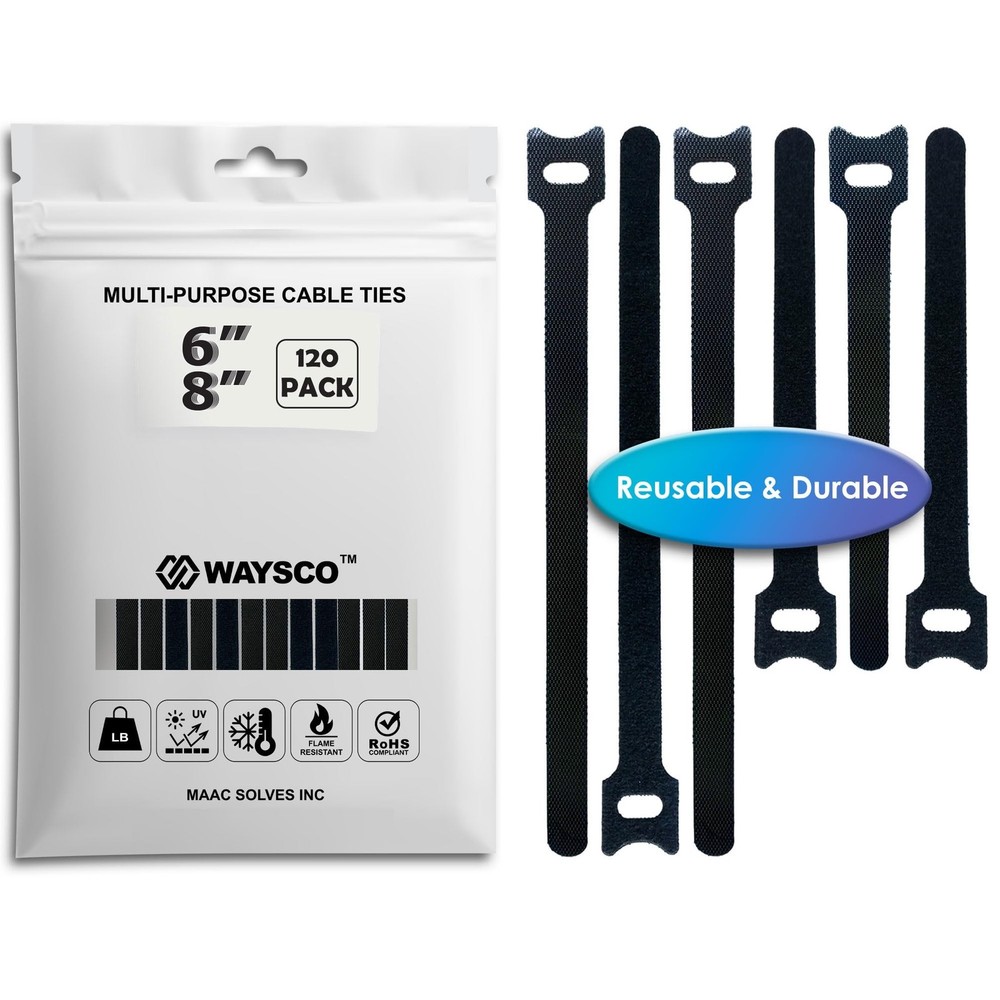 WAYSCO Wrap Reusable Cable Ties