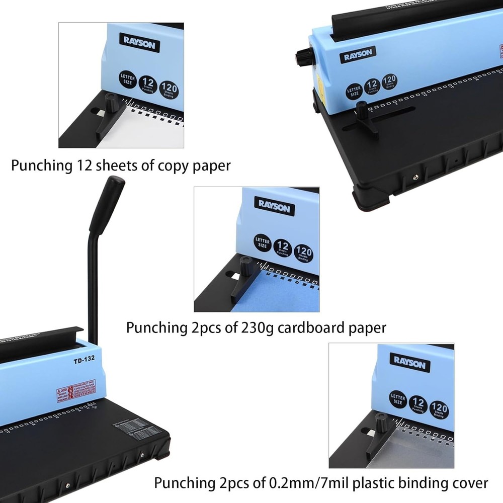 Durable Metal Wire Binding Machine - 32-Hole Design with Scrap Collection Drawer