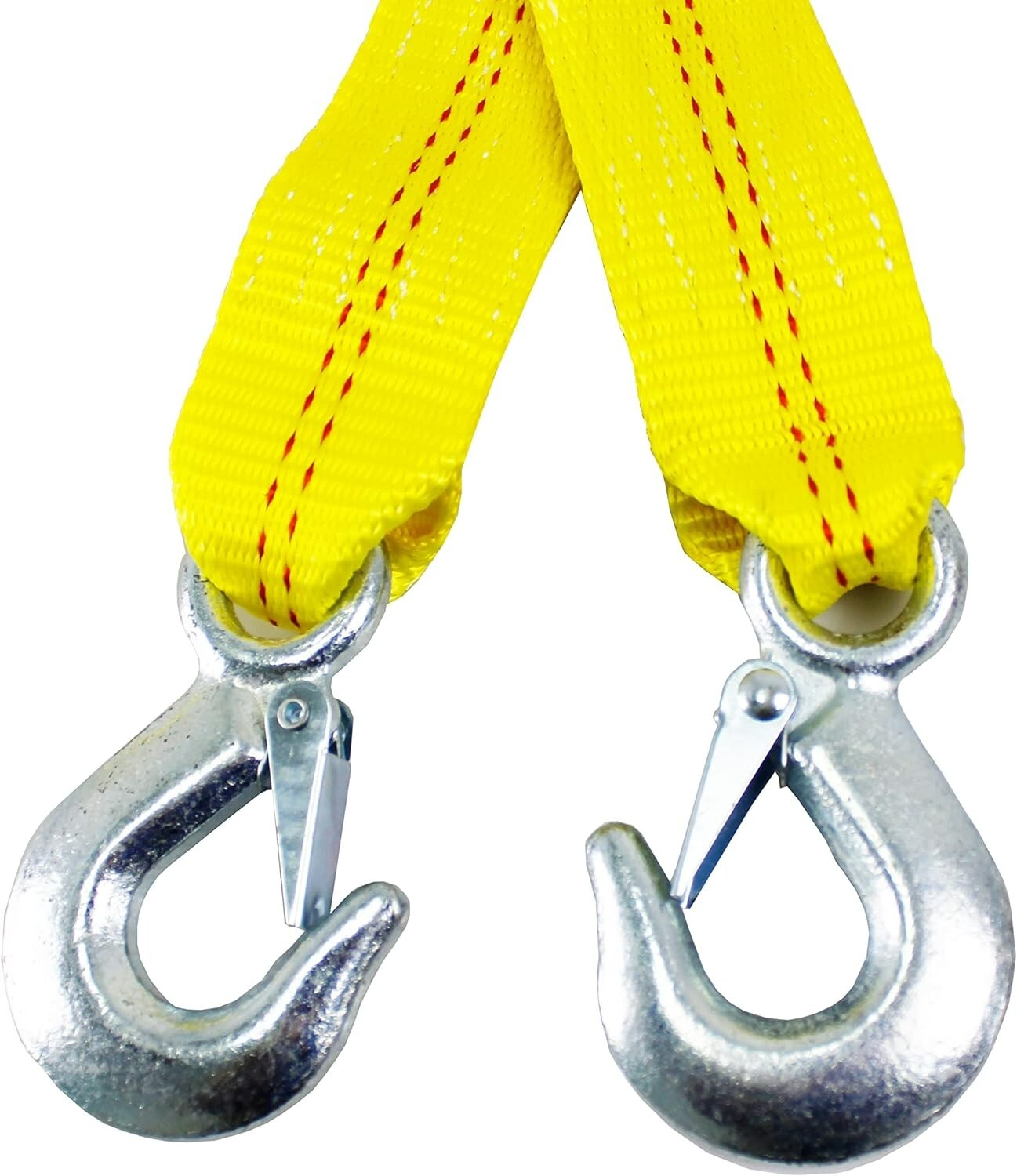 HFS(R) Father's Day 2" x 30 Ft Tow Strap Rope 2 Hooks 10000lb Towing Recovery