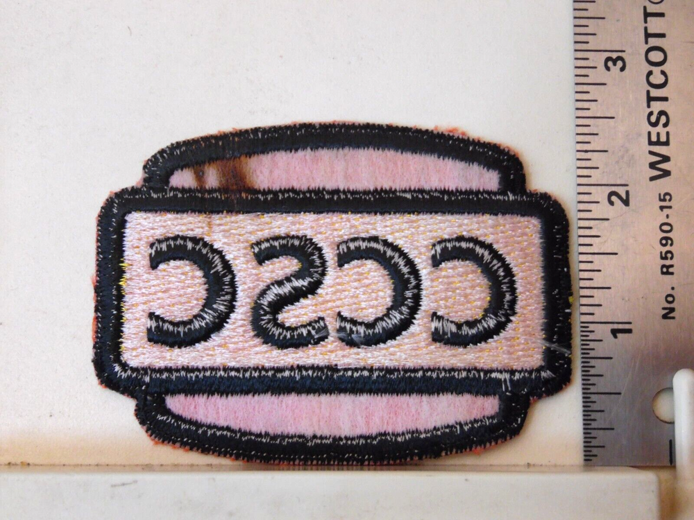 Vintage patch Consol mining CCSC reddish with small stain upper right