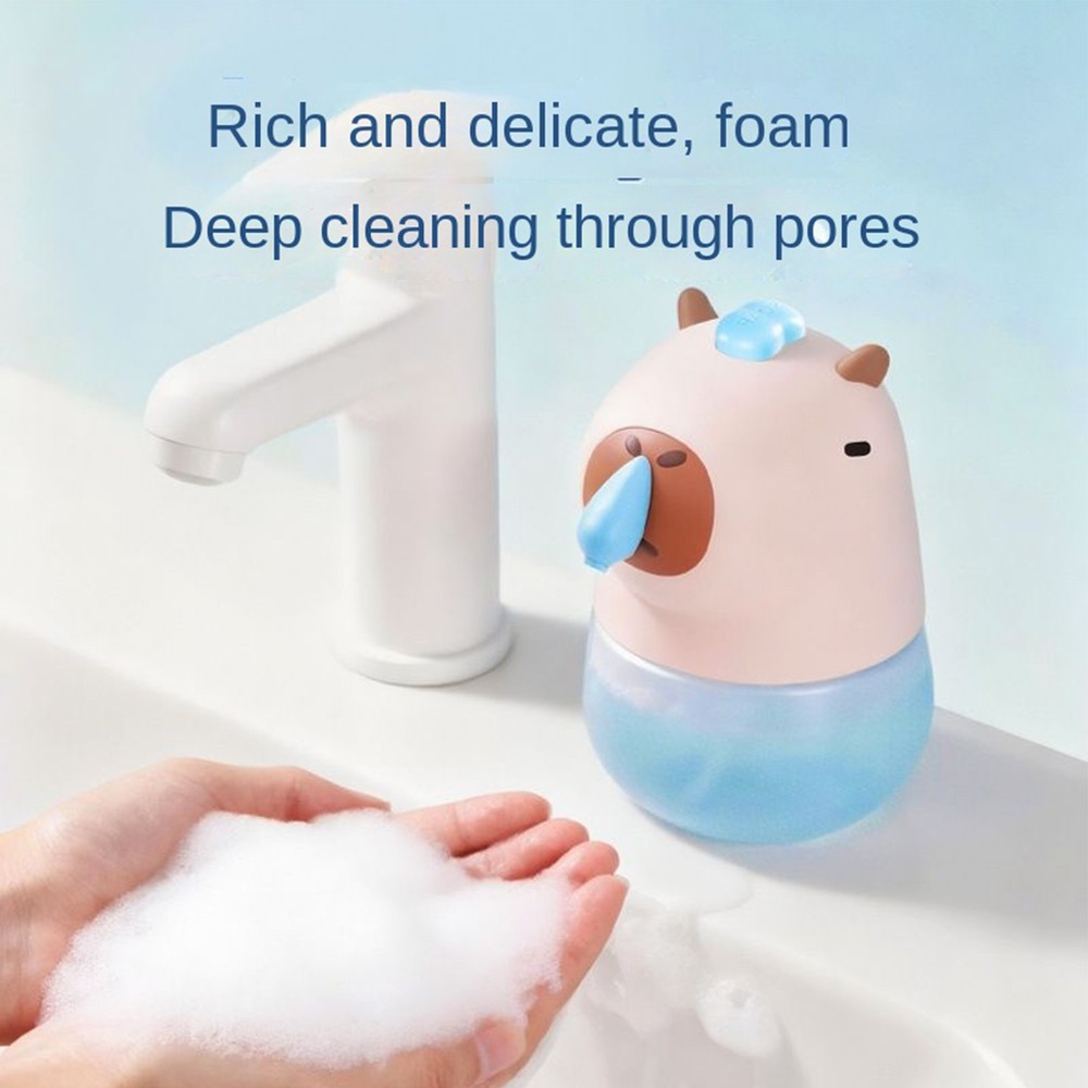 Automatic Soap Dispenser for Kids Capybara Touchless Foaming Hand Soap Dispenser