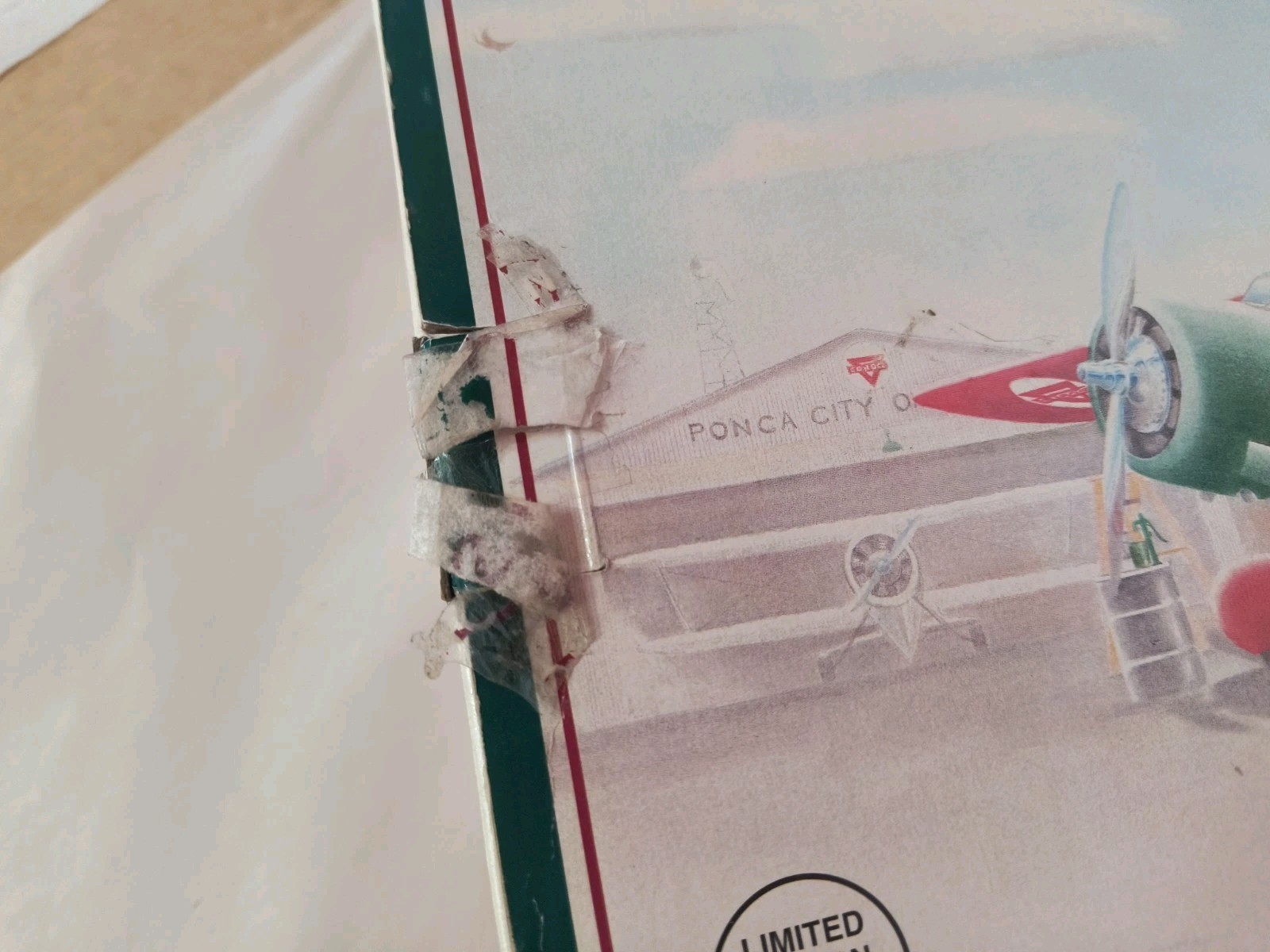 1932 Lockheed Vega 5C Special Conoco Diecast Plane Coin Bank Limited Edition '92