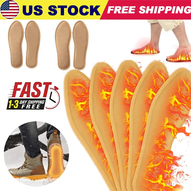 12Hours Heated Insoles Winter Warmer Self-Heating Breathable Foot Patch