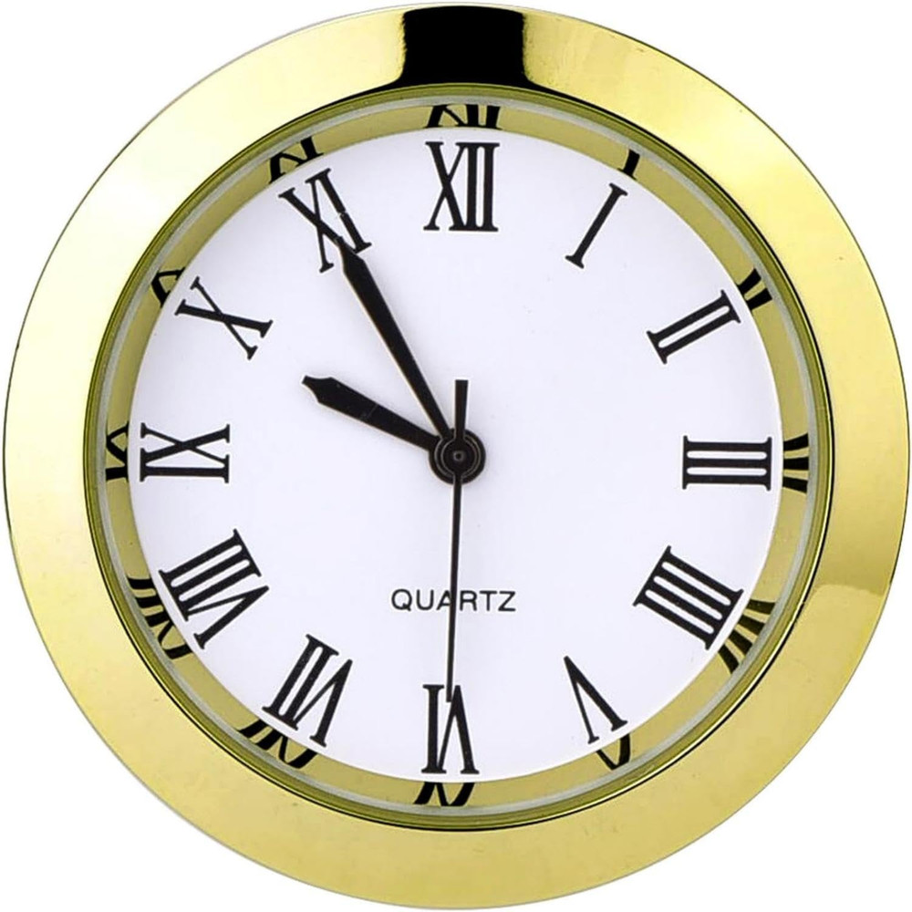 1-1/2 Inch (37 Mm) round Quartz Clock Insert Replacement Mini Quartz Movement Mi