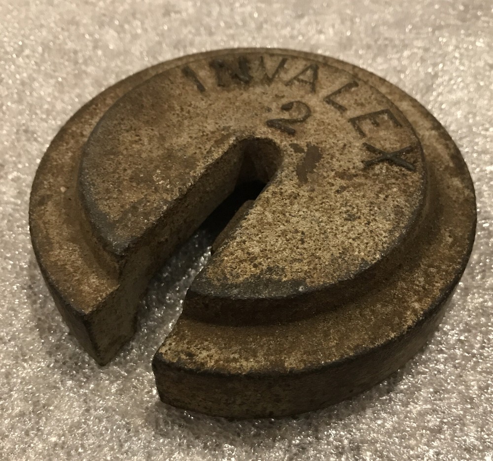 Invalex Scale Slotted Weight Marked "2"