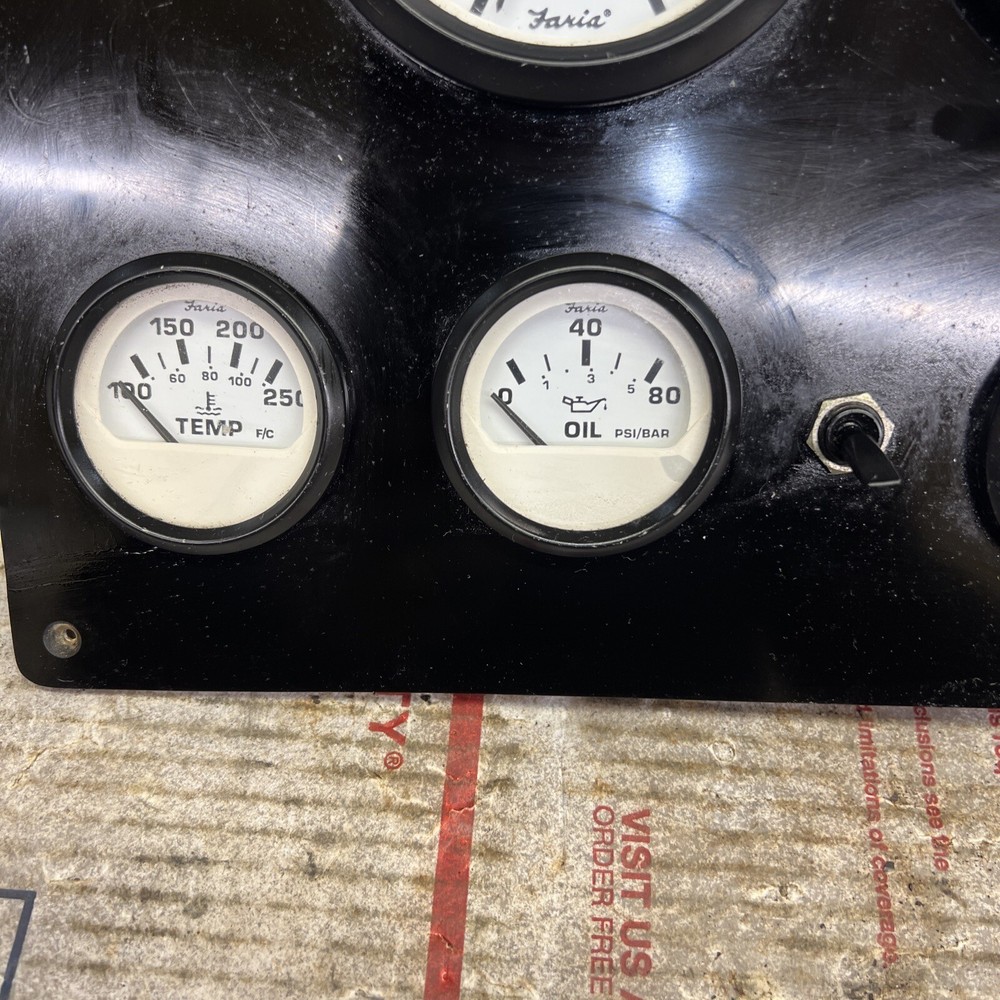 Boat dash panel