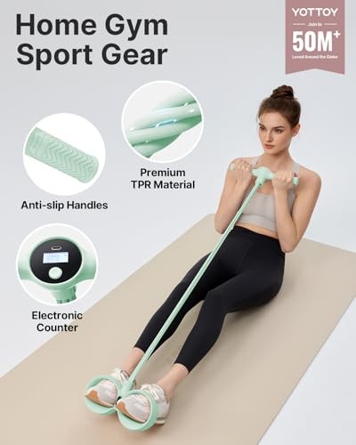 Smart Foot Pedal Puller with Digital Counter, Pedal Puller Resistance Green