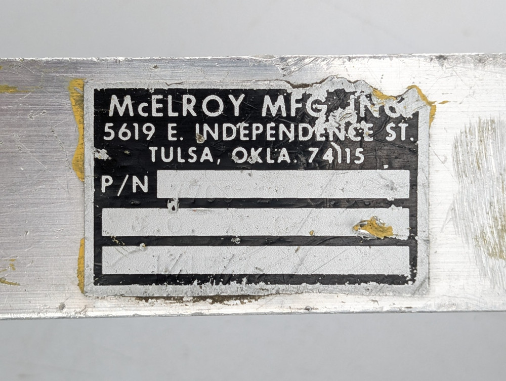 MCELROY Manual Pipe Fusion Machine