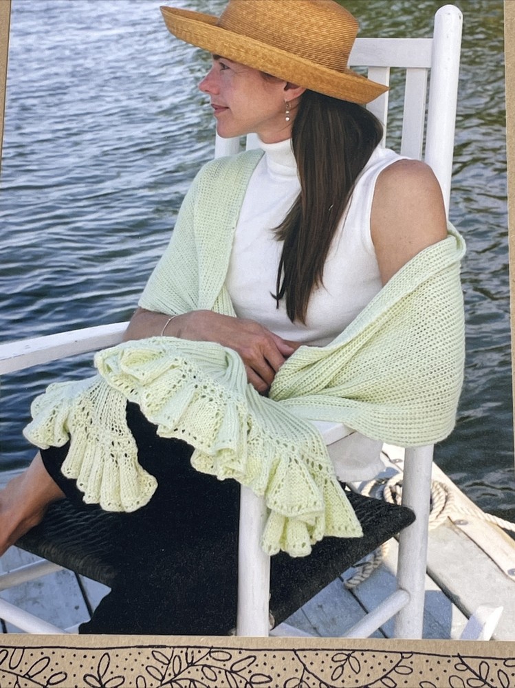 Mac & Me Alpaca & Silk Wrap Knitting Pattern