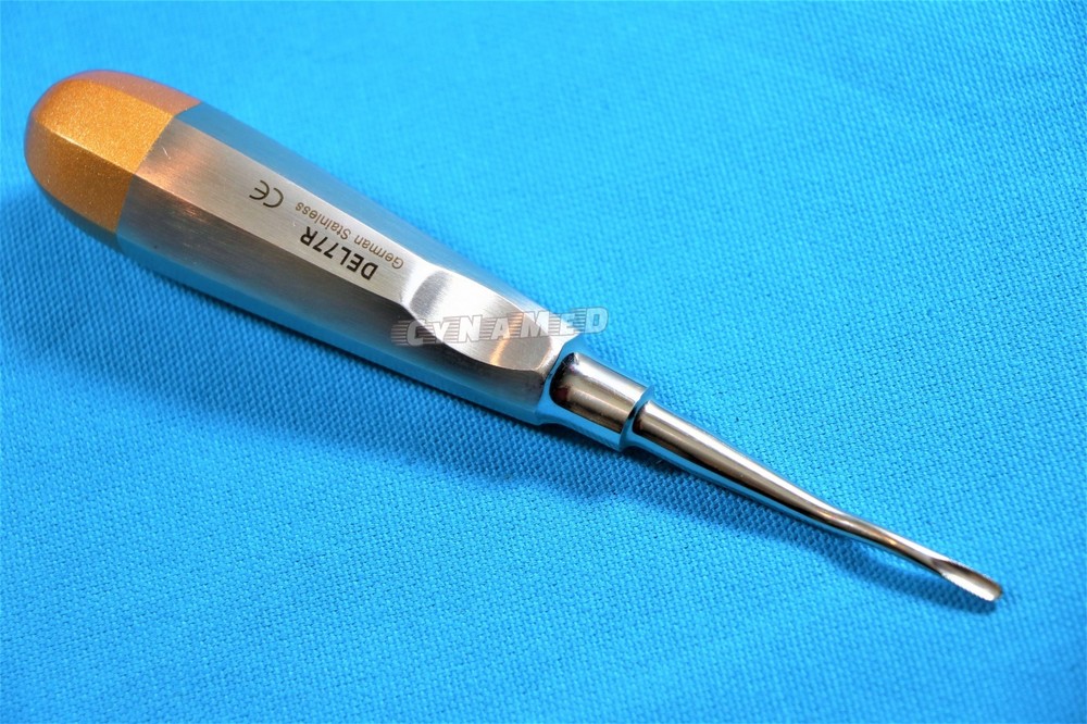 2 Dental Elevator Serrated No 77R E77R Light Handle Dental Instruments-German