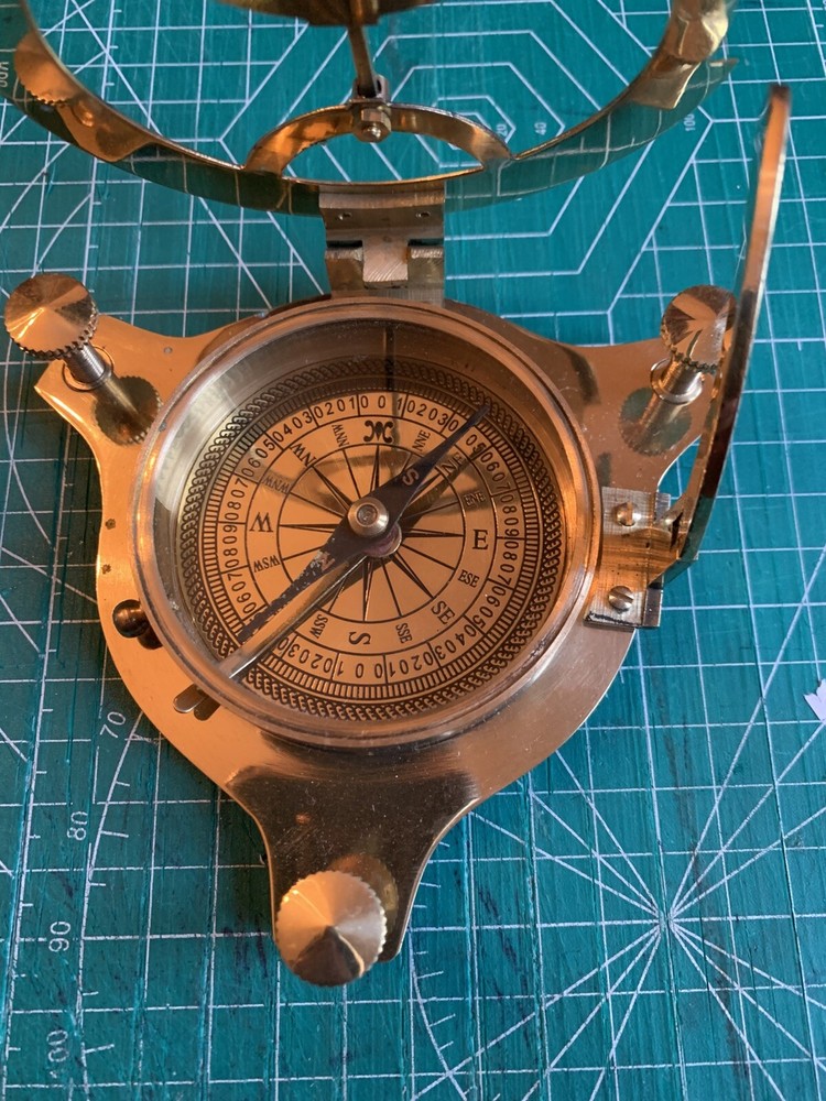 “West London” Brass Ships Compass