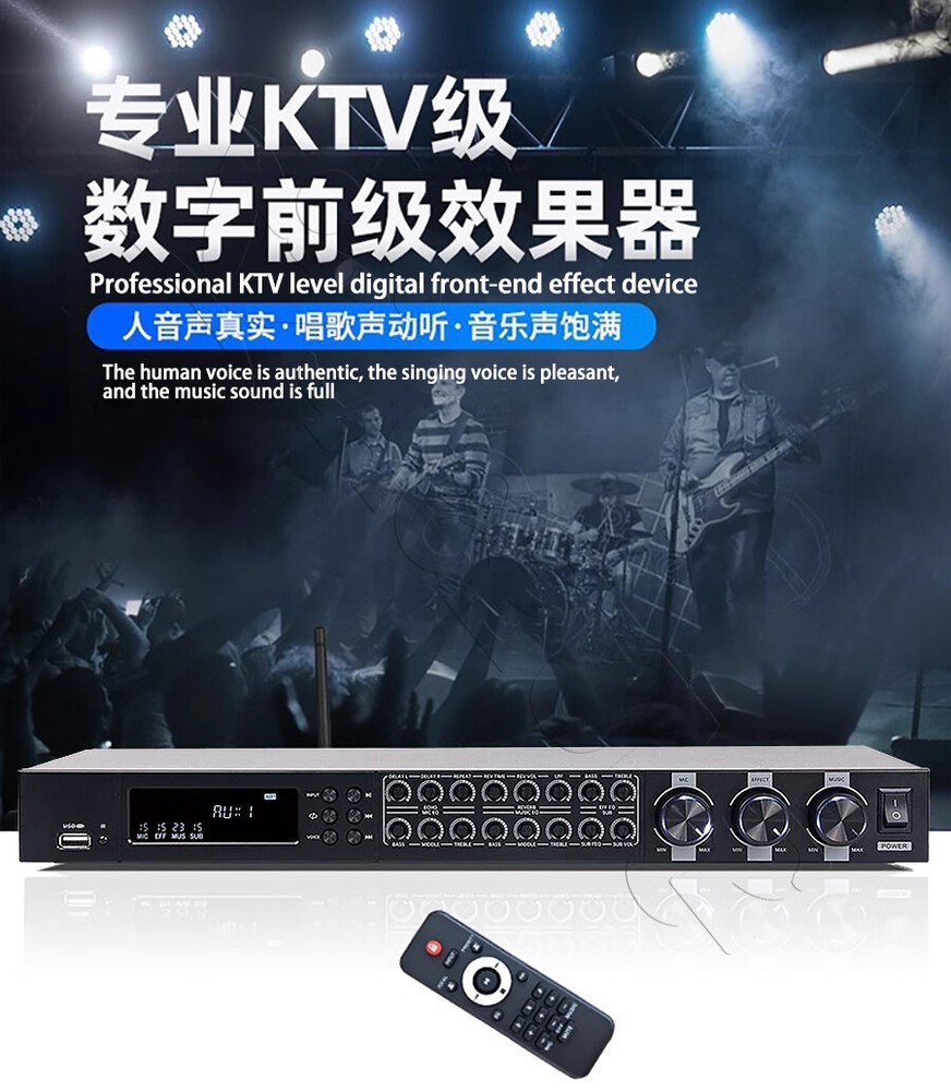 Professional Microphone Multifunctional Prea Digital Microphone KTV Karaoke