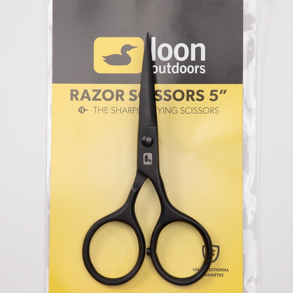Loon Razor Scissors 5 Inch - Black