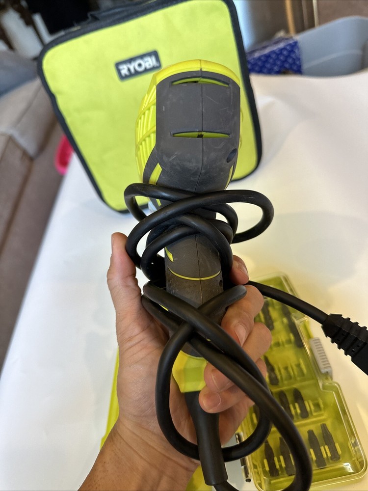 Ryobi D43K Variable Speed 3/8" Compact Drill/Driver Keyless Chuck +Tool Bag+Bits