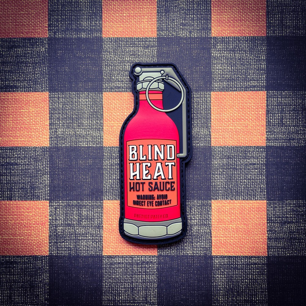 Patriot Patch Co. - Blind Heat Hot Sauce Grenade - Patch