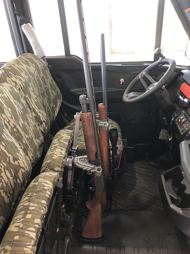 Can Am Defender Extendable Gun Rack / Mount - Middle Seat