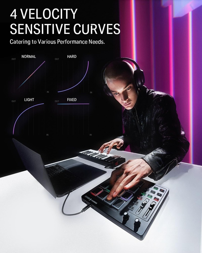 Donner MIDI Pad Beat Maker Machine Professional With Software | STARRYPAD