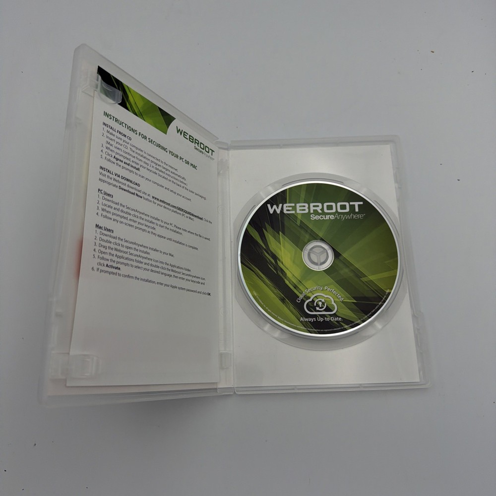 Webroot SecureAnywhere Internet Security – Full Version for Windows & Mac – 3 De