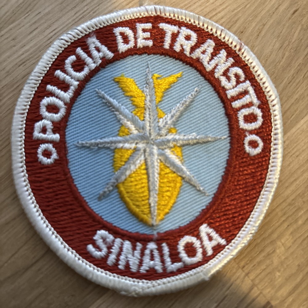 Obsolete Sinaloa Traffic Patrol Patch