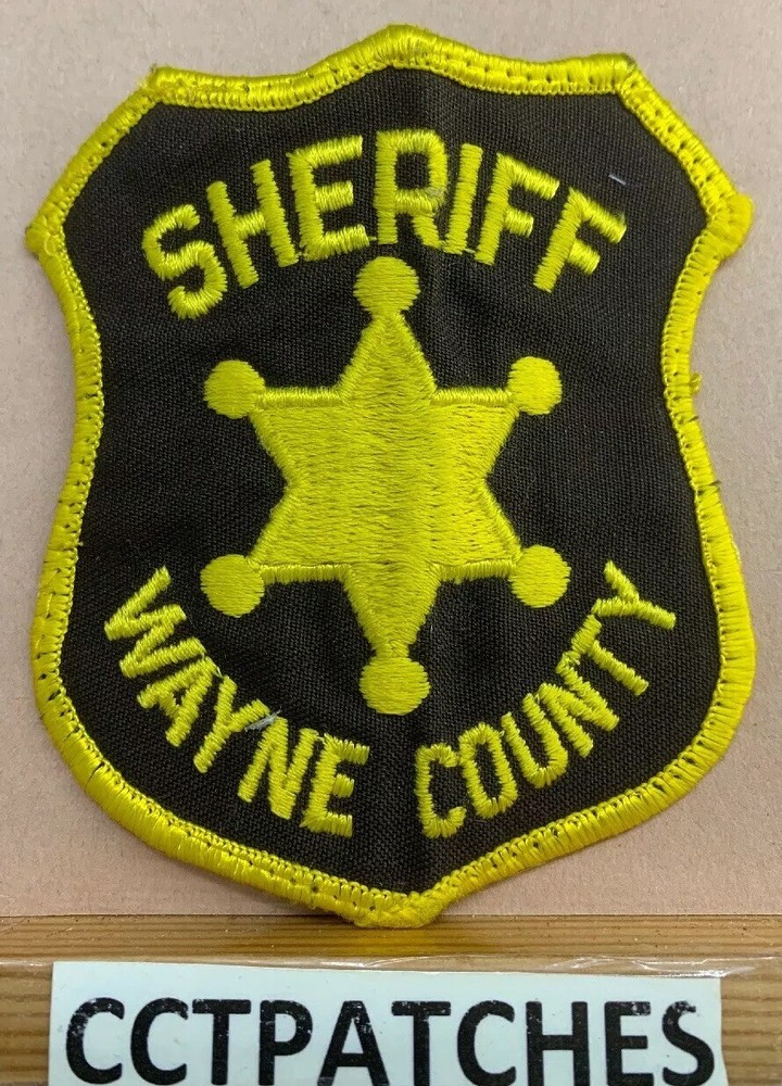 WAYNE COUNTY, MICHIGAN SHERIFF (POLICE) SHOULDER PATCH MI
