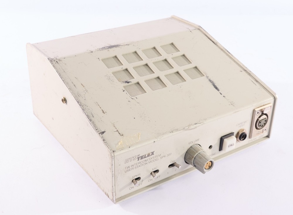 Telex RTS TW Intercom System User Station SPK-300 Portable Desktop Speaker