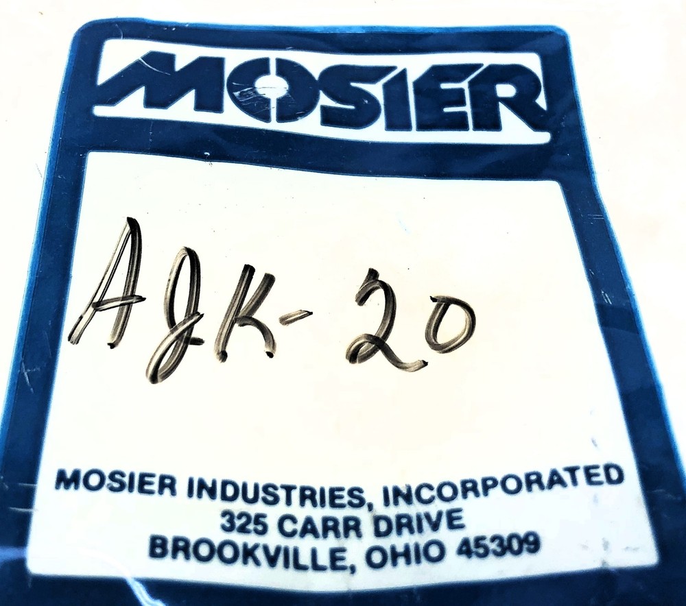 Mosier Seal Replacement Kit AJK-20 NOS