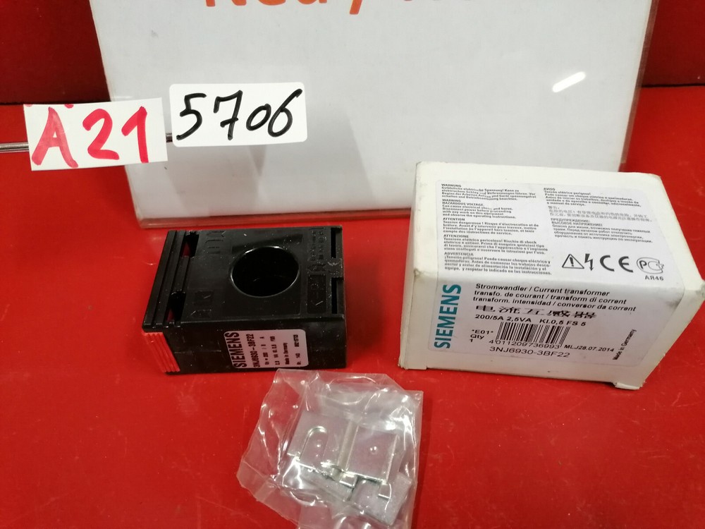 Siemens Current Transformer 3NJ6930-3BF22 NEW