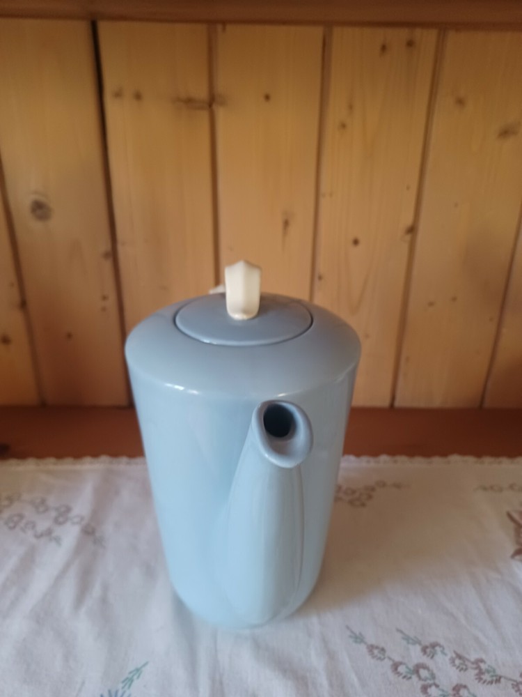Vintage MCM Homer Laughlin Skytone Coffee Pot~ Server.