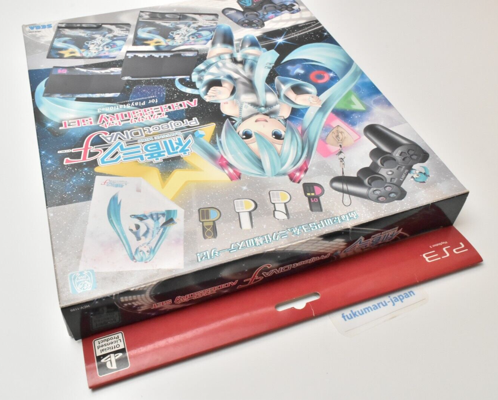 HATSUNE MIKU Project DIVA F PS3 ACCESSORY SET SEGA SAMMY 2013 customized sticker