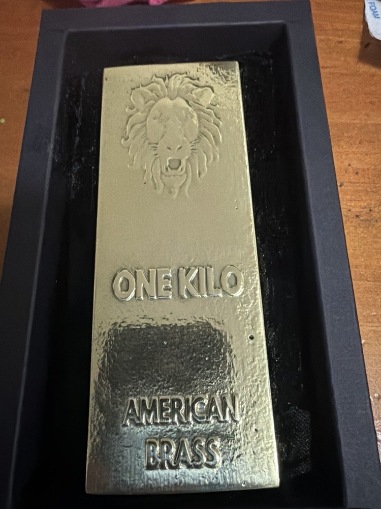 Brass Ingot Lion