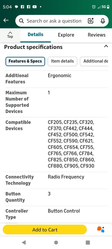 Ceiling Fan Remote Control SR400 SR401 Replacement Transmitter and Receiver R...