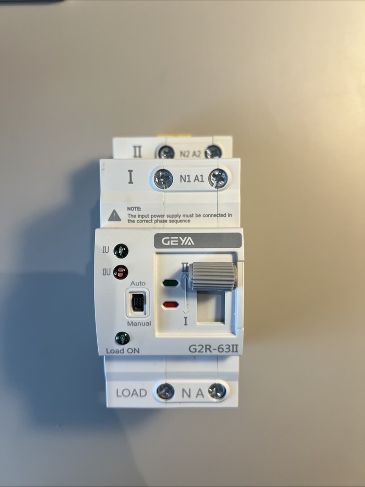 Mini ATS Dual Power Automatic Transfer Switch Electrical Selector Switches Unint