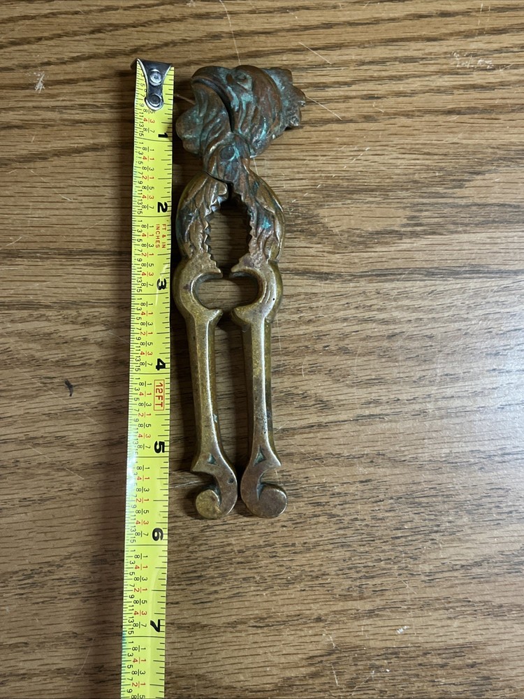 Vintage solid Metal Rooster chicken Nut Cracker, Bottle opener .