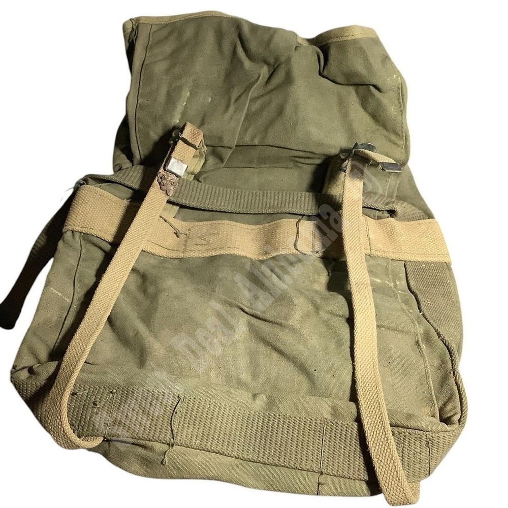 Vintage WWII M1941 Backpack, 14"H x 12'W x 6"D EUC