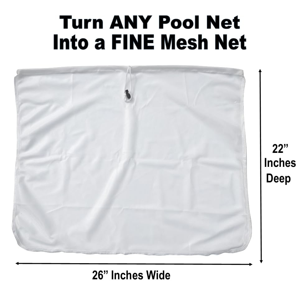 Ultra Fine Mesh Pool Skimmer Insert | Collects Sand Pollen Tree Dust Tiny