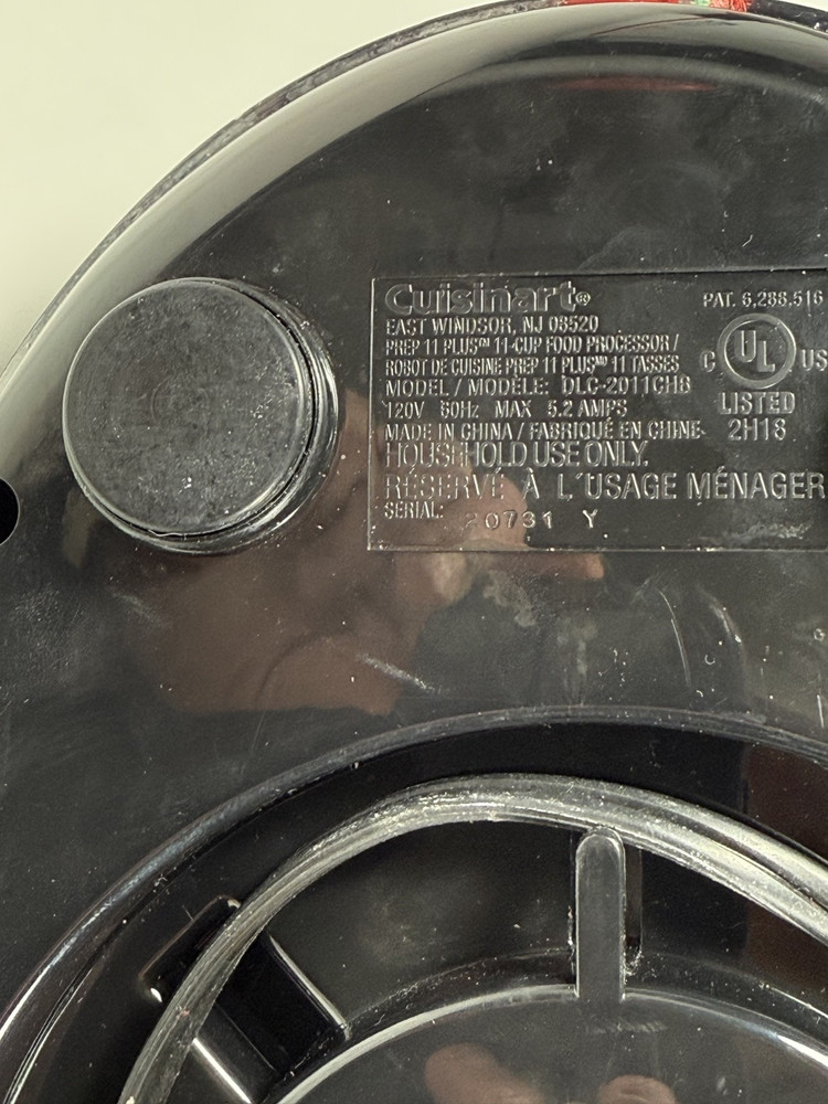 Cuisinart Prep 11 Plus Food Processor Replacement Motor Base DLC-2011CHB Tested